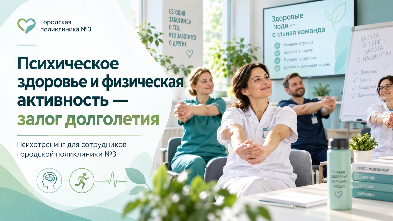 Психическое здоровье и физическая активность — залог долголетия